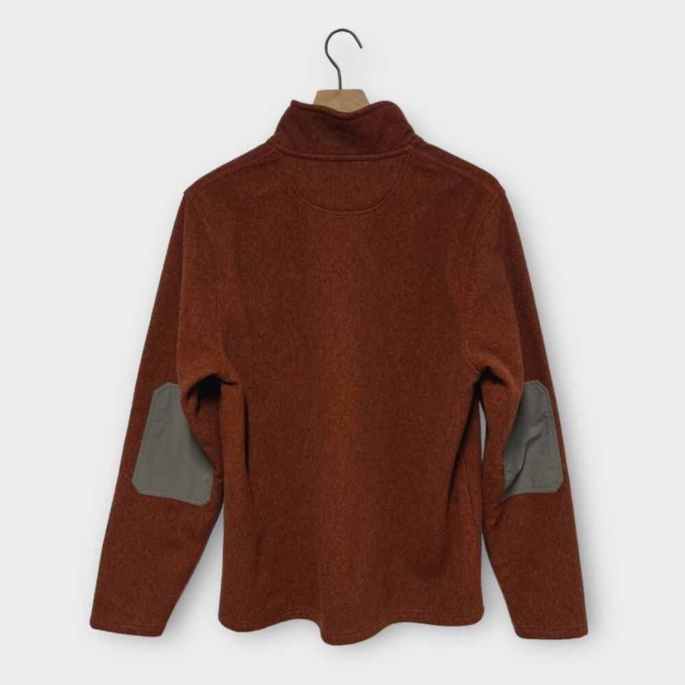 L.L. Bean Allagash Fleece Henley Pullover Size Medium - Picture 2 of 5